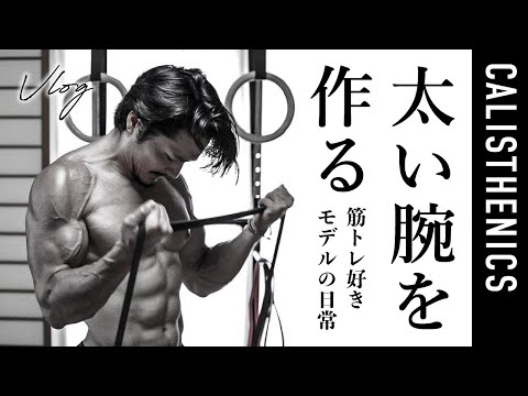 体操選手のような太い腕を作る／ラスアスやりたいけどトレーニングする！【カリステニクス】【モデル】