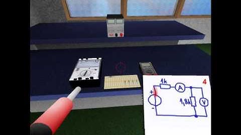 Virtual electronics lab made in blender.