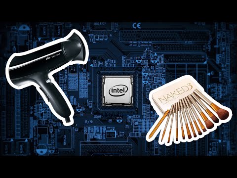 Can I use a hair dryer to clean my PC?