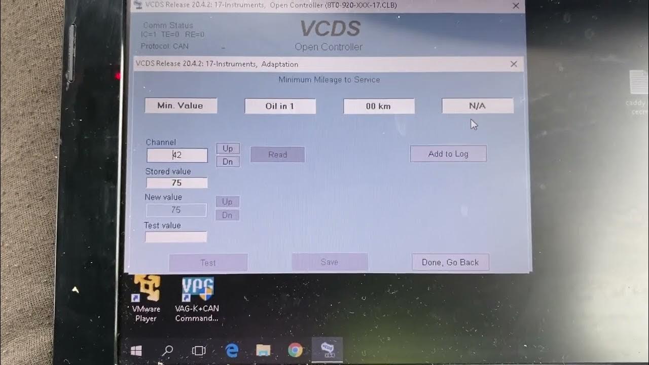 Audi A4 B8 Oil service reset Via MMI and Inspection reset with VCDS