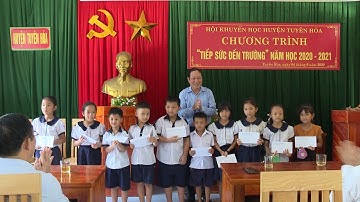 Lễ trao học bổng "Tiếp sức đến trường" năm học 2020 - 2021