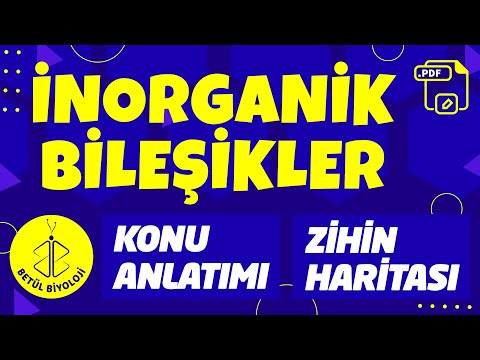 İnorganik Bileşikler - TYT Biyoloji - 9. Sınıf Biyoloji #yks2022 #inorganikbileşikler #tytbiyoloji