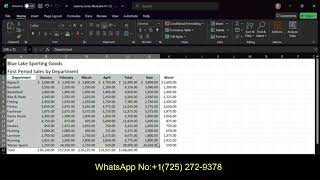 Excel 2024 In Practice – Ch 1 Independent Project 1-4 | SIMnet Assignment Solution |Step by Step