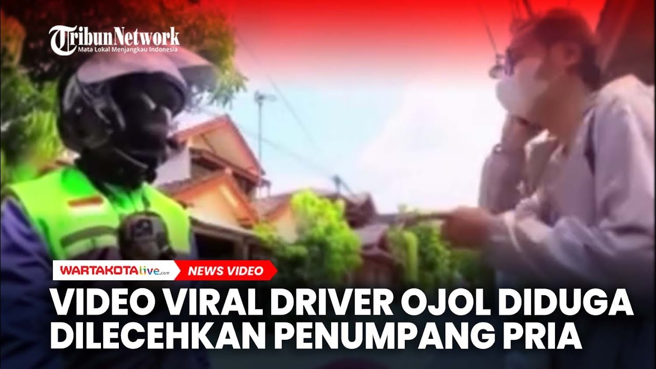 Video Viral Driver Ojol Diduga Dilecehkan Penumpang Pria