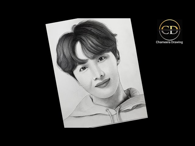 Buy Drawing Print Jung Hoseok / BTS J-hope A4 Online in India - Etsy