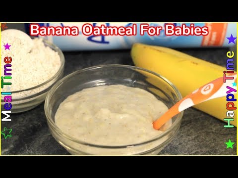 banana-oatmeal-|-banana-oatmeal-for-babies-|-baby-food-from-6+-months-|-yummieliciouz-food-recipes