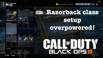 BO3 razorback class setup overpowered af!