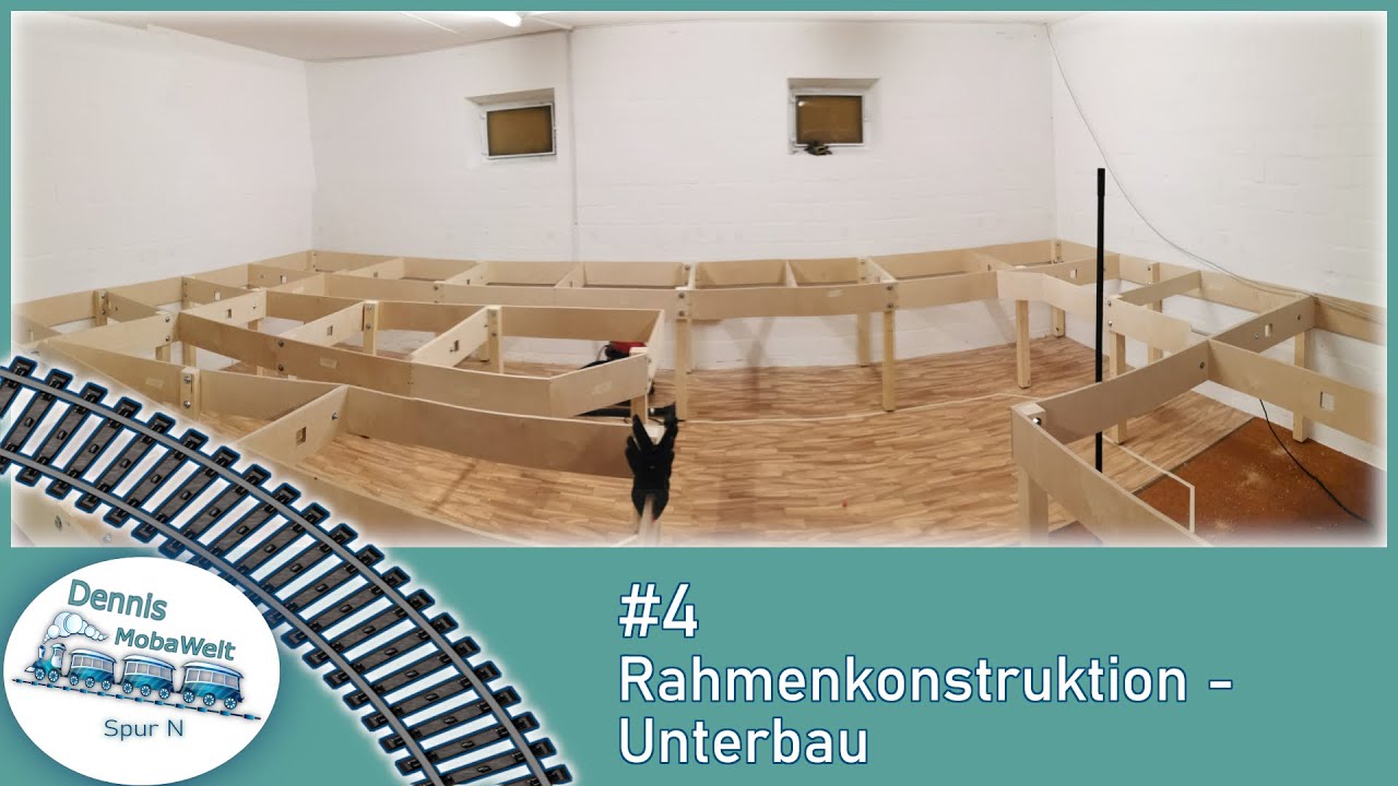 #4 Anlagenbau - Rahmenkonstruktion/Unterbau - Step by Step - Dennis MobaWelt