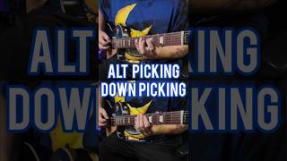 painkiller riff comparison🤘- down picking vs. alternate picking #guitar #comparison #judaspriest