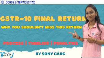 How to File GSTR-10 Final Return on GST Portal | Step-by-Step Guide for GST Cancellation