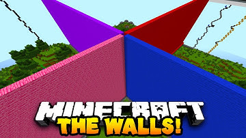 Minecraft 1v1v1v1 WALLS "LAVA BATTLES!" #1 with The Pack