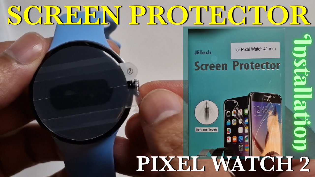Google Pixel Watch 2 How To Apply Screen Protector YouTube
