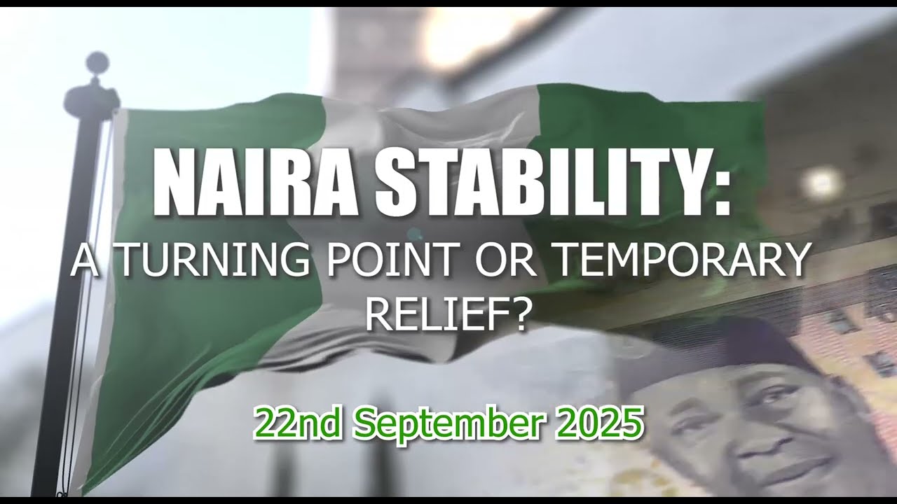 Naira Stability: A Turning Point or Temporary Relief?_22092025