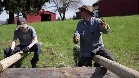 How To Build A Single Log Bridge 2019