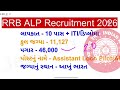 RRB ALP Recruitment 2026