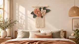 I Turned Simple Macrame Knots Into a Wall Full of Flowers