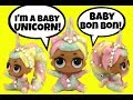 LOL Lil Sister BON BON UNICORN CUSTOM  Doll Story L.O.L. Surprise Video Girly Girlz