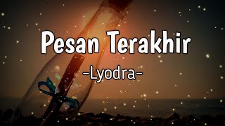 PESAN TERAKHIR - LYODRA | COVER LIRIK | NABILA MAHARANI