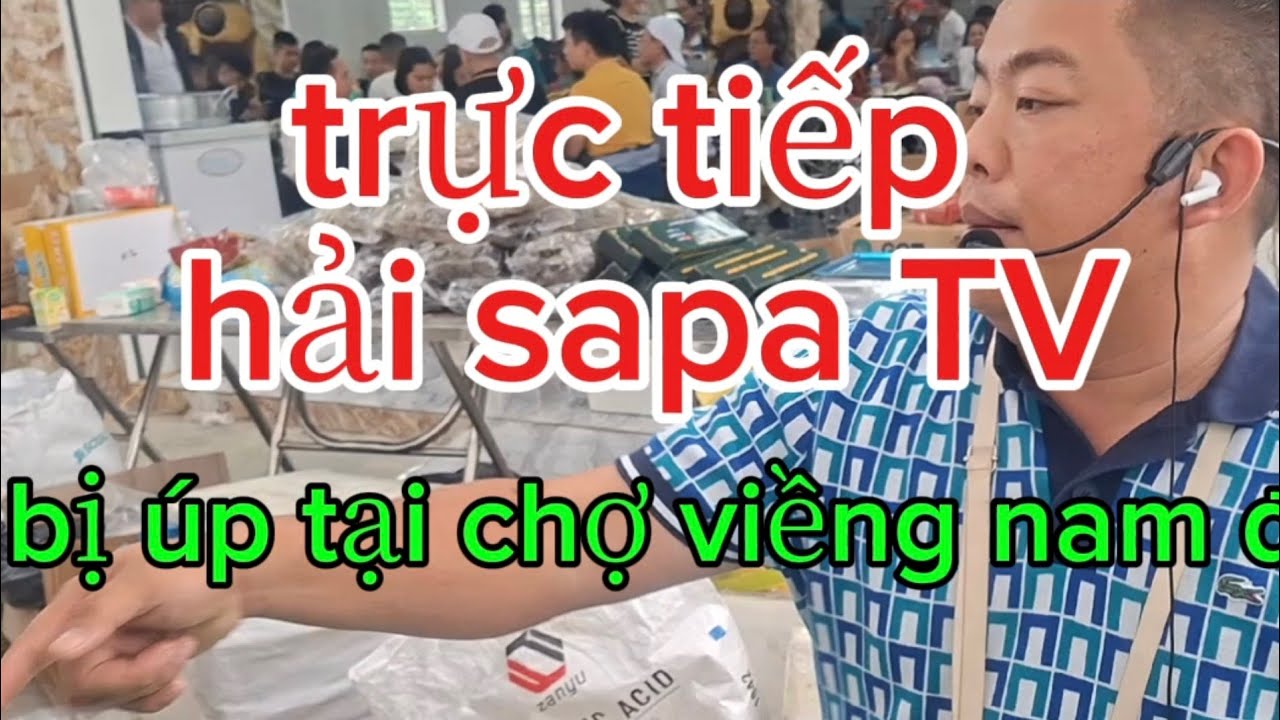 Hải sapa tv .bị úp sọt tại chợ viềng nam định 