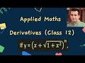 Applied Maths | Derivatives | Class 12 | Chapter 5 | Most Important Questions | Exercise 5.4