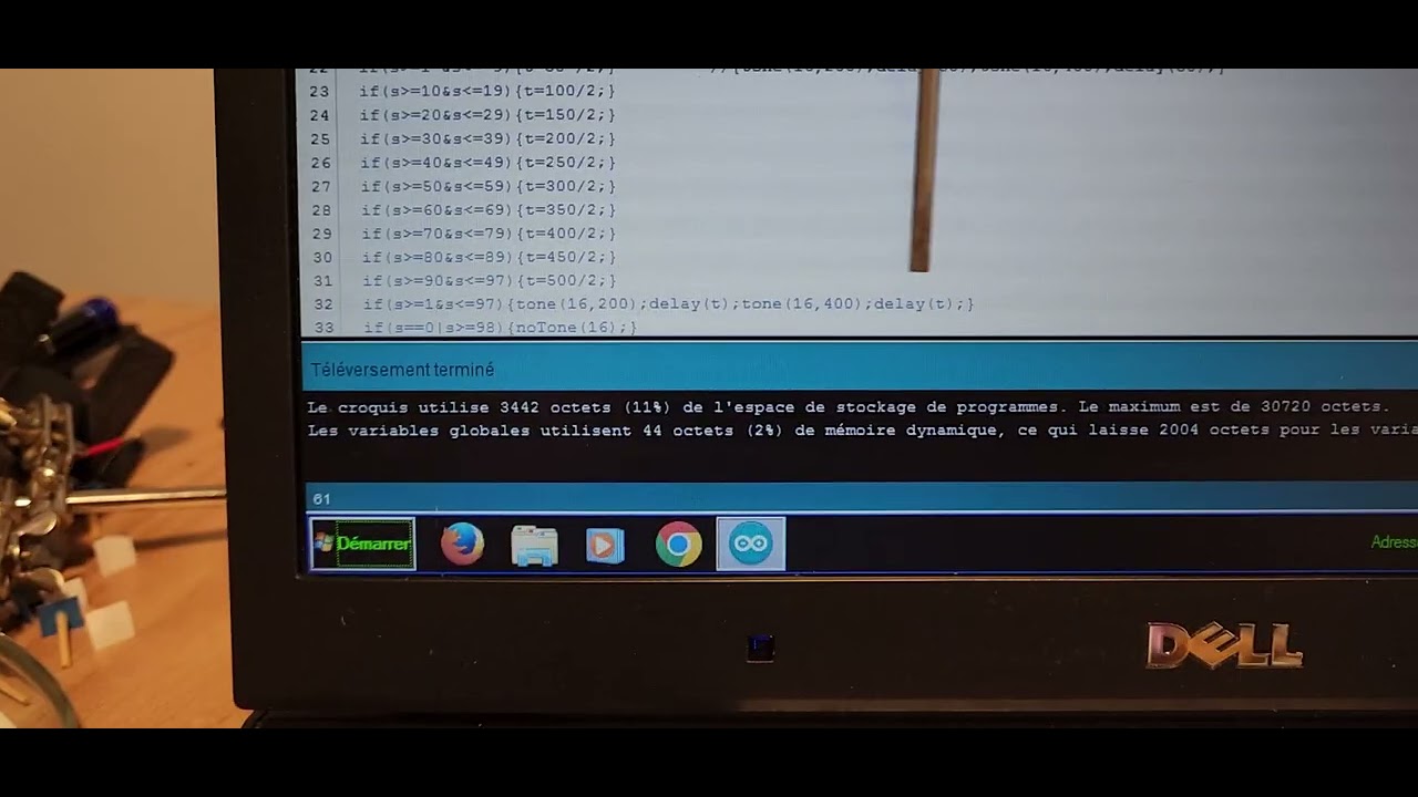Arduino nano décompte de 99 à 0  (2 afficheurs 7 segments ) comme dans la finale de prédateur. 