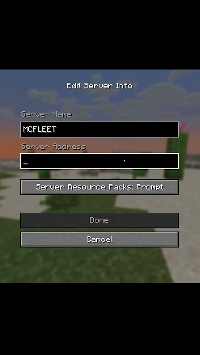 How to join mc fleet server @gamerfleet #minecraft #mcfleet #gamerfleet