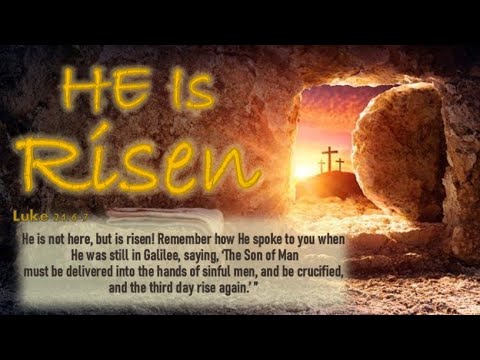 He is Risen! - The grave could not hold Him- His resurrection defeated ...