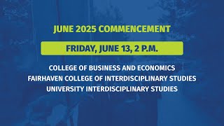 June 2025 Commencement - 6/13/2025 at 2 pm