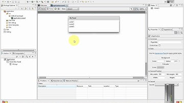 Flash Builder Tutotial - a panel with control buttons