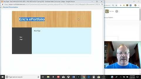 YouTube Video XX: Creating an ePortfolio in D2L