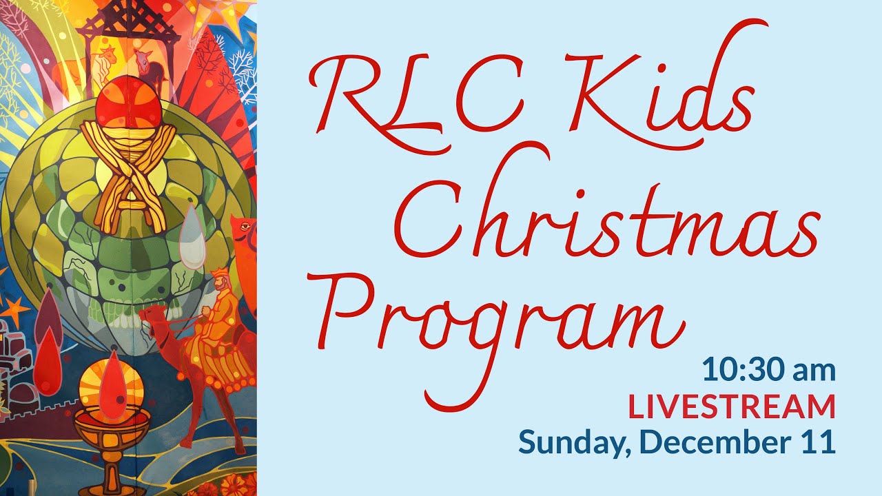 Special 10 30 am sunday worship at roseville lutheran church dec 11