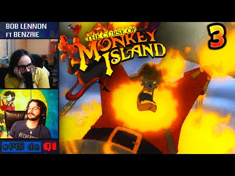 EL POLLO DIABLO !! 290 DE QI - Monkey Island 3 - Ep.3 avec Bob &amp; Benzaie