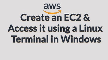 Create an AWS EC2 instance & access it through a Linux Shell in Windows OS without using the Putty