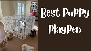 Favorite Playpen for Puppy - 2 Iris Options - One is BETTER!!