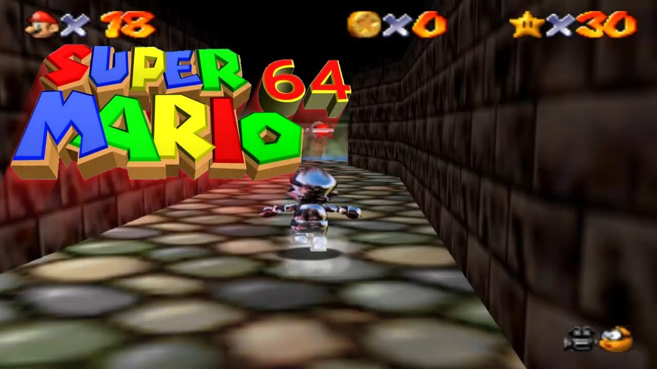Прохождение Super Mario 64 #6: 🌟 Matrix Mario! - YouTube