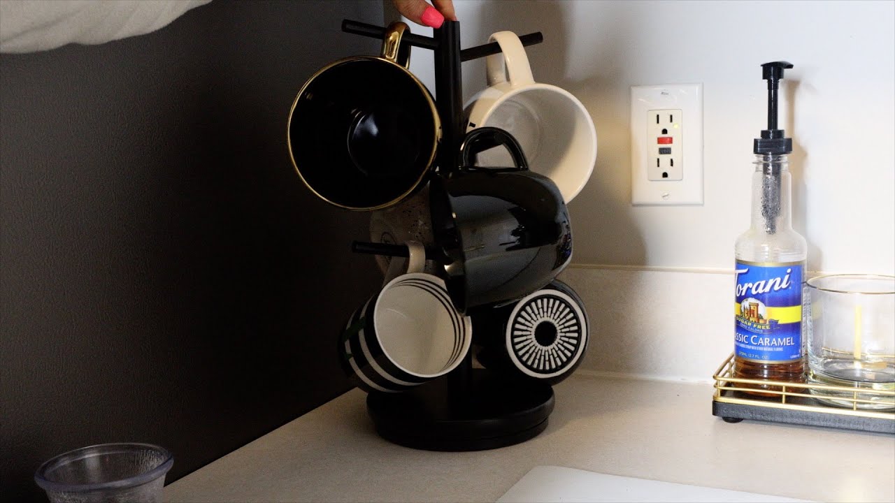 Watch This Rotating Coffee Mug Holder Spin | Wisuce Coffee Mug Holder ...