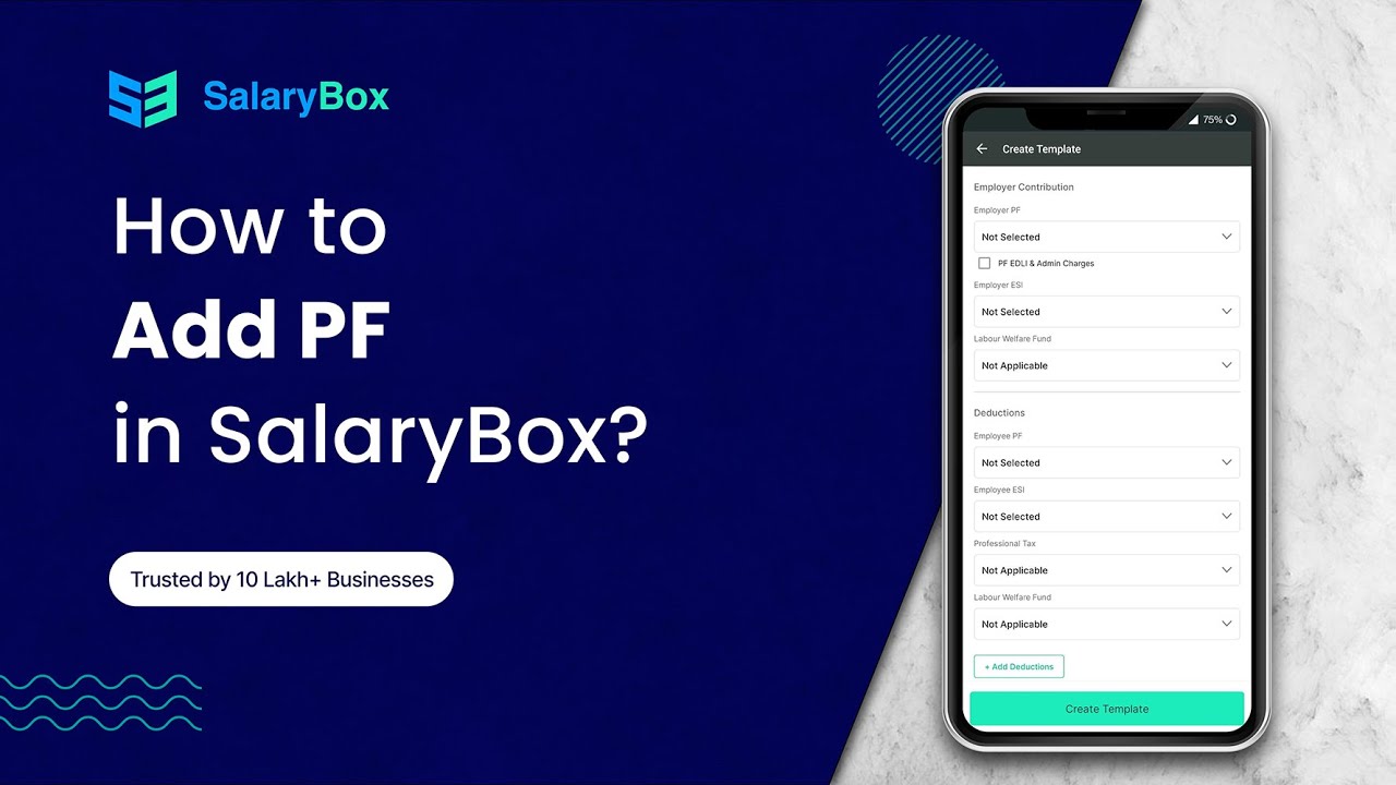 How to Add PF (Provident Fund) in SalaryBox? (Hindi) - YouTube