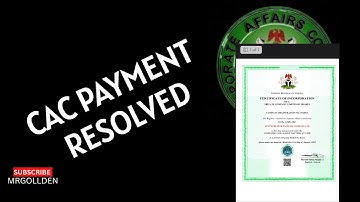 Cac payment And Stamp Duty Resolved