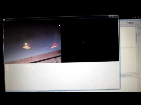 Green Laser tracking webcam