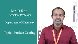 Surface Coating by Mr. B Raju