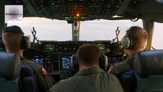 Boeing C-17 Globemaster III Loads Cargo, Takes Off