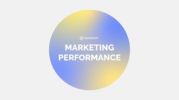 Marketing Performance - GoProfit App Guide