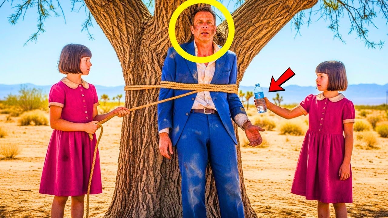 فَتَاتَانِ تَوْأَم فَقِيرَتَانِ تُنقِذَانِ مِلْيُونِيرًا كَانَ مَحْبُوسًا وَعَطْشَان، وَبَعْدَ أَيّ