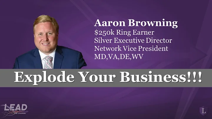 Aaron Browning Training  Explode your Business