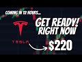 You need to see this tonight tesla stock is about to go crazy if this happens