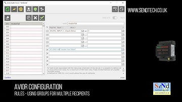 Avior "How To" Step 3. Using Groups for Multiple Recipients