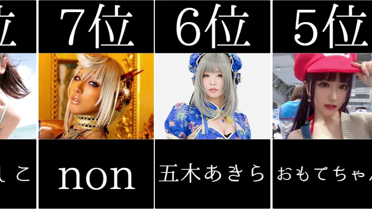 最新 コスプレイヤー 人気ランキング 京大生オタクが解説 Youtube 最新 コスプレイヤー 人気ランキング 京大生オタクが解説 Youtube