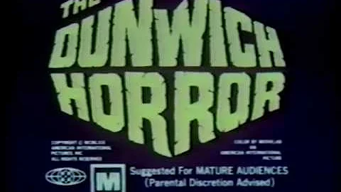 The Dunwich Horror 1970 TV trailer