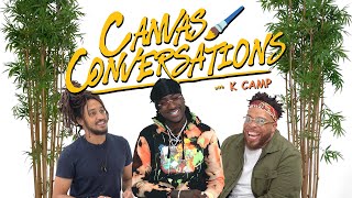 K Camp Speaks On His Viral TikTok Record While Being Drawn | Canvas Conversations