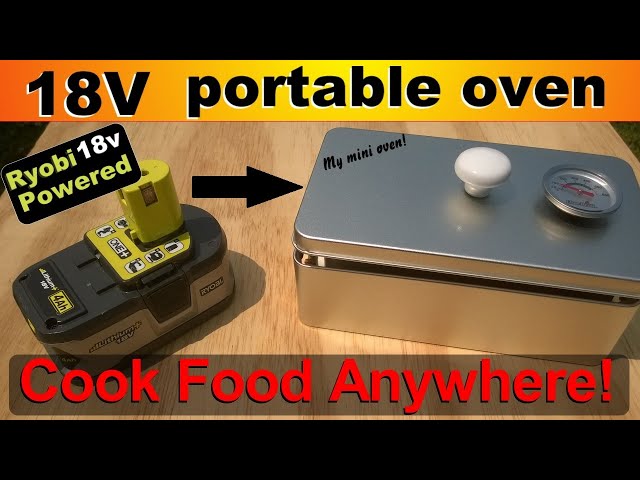 My small DIY 12V portable oven projects : r/electrical